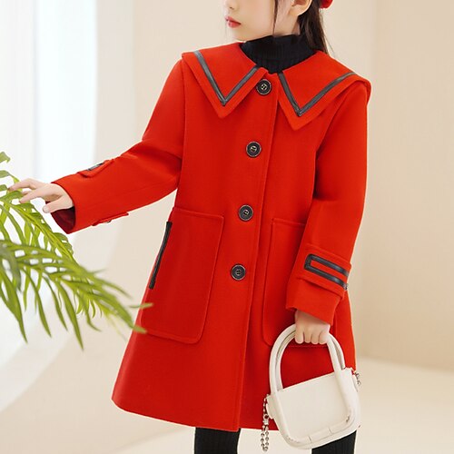 Baby Pige Trenchcoat Helfarve Sød Stil Formel Frakke Overtøj 7-13 år Vinter Rød
Baby Pige Trenchcoat Helfarve Sød Stil Formel Frakke Overtøj 7-13 år Vinter Rød