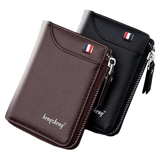 Fashion Men's Wallet Men's Leather Credit Card Holder Classic Zipper Card Holder Business Card Pouch Wallet
Fashion Men's Wallet Men's Leather Credit Card Holder Classic Zipper Card Holder Business Card Pouch Wallet