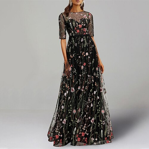 Linea-A Abiti da ballo Elegante Vestito Formale Lungo Mezza manica Con decorazione gioiello Charmeuse (armaturato) con Stampa floreale Ricamo 2023
Linea-A Abiti da ballo Elegante Vestito Formale Lungo Mezza manica Con decorazione gioiello Charmeuse (armaturato) con Stampa floreale Ricamo 2023