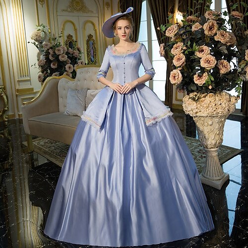 Princess Shakespeare Gothic Victorian Vintage Inspired Medieval Dress Party Costume Prom Dress Women's Costume Vintage Cosplay Party Evening Party Masquerade 3/4-Length Sleeve Ball Gown Dress
Princess Shakespeare Gothic Victorian Vintage Inspired Medieval Dress Party Costume Prom Dress Women's Costume Vintage Cosplay Party Evening Party Masquerade 3/4-Length Sleeve Ball Gown Dress