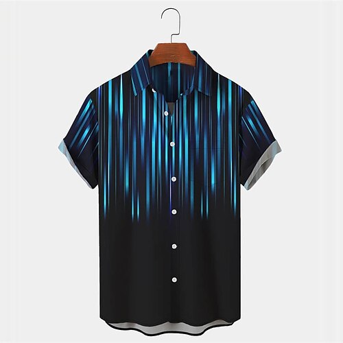 Men's Shirt Summer Hawaiian Shirt Gradient Graphic Prints Turndown Blue Outdoor Street Short Sleeves Button-Down Print Clothing Apparel Tropical Fashion Hawaiian Designer
Men's Shirt Summer Hawaiian Shirt Gradient Graphic Prints Turndown Blue Outdoor Street Short Sleeves Button-Down Print Clothing Apparel Tropical Fashion Hawaiian Designer
