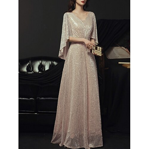 A tubino Abito da cerimonia per signora Elegante Brillante e glitterato Petite A V Lungo Con strass Mezza manica con A pieghe Spilla di cristallo 2023
A tubino Abito da cerimonia per signora Elegante Brillante e glitterato Petite A V Lungo Con strass Mezza manica con A pieghe Spilla di cristallo 2023