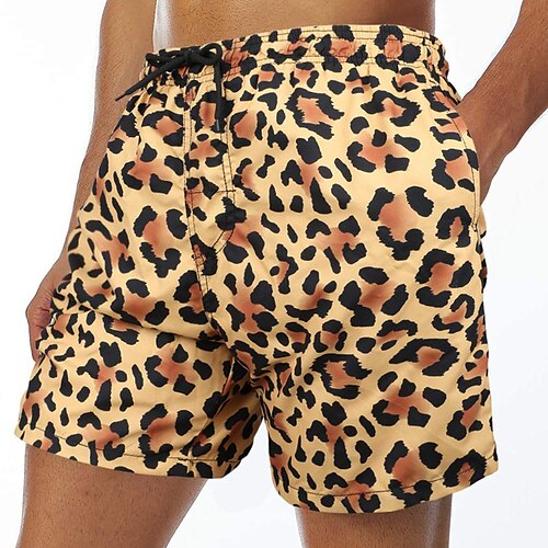 Herre Surf shorts Badeshorts Sommer shorts Strandshorts Snørelukning med mesh-for Elastisk Talje Leopard Grafiske tryk Hurtigtørrende Korte Afslappet Daglig Ferie Boheme Hawaiiansk Mørkebrun Sort
Herre Surf shorts Badeshorts Sommer shorts Strandshorts Snørelukning med mesh-for Elastisk Talje Leopard Grafiske tryk Hurtigtørrende Korte Afslappet Daglig Ferie Boheme Hawaiiansk Mørkebrun Sort