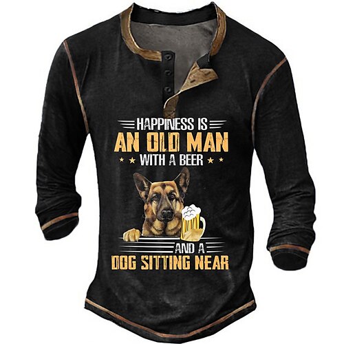 Per uomo Camicia Henley Magliette Pop art Animali Con cagnolino Henley Abbigliamento Stampa 3D Esterno Informale Manica lunga Bottone giù Stampa Di tendenza Originale Comodo
Per uomo Camicia Henley Magliette Pop art Animali Con cagnolino Henley Abbigliamento Stampa 3D Esterno Informale Manica lunga Bottone giù Stampa Di tendenza Originale Comodo