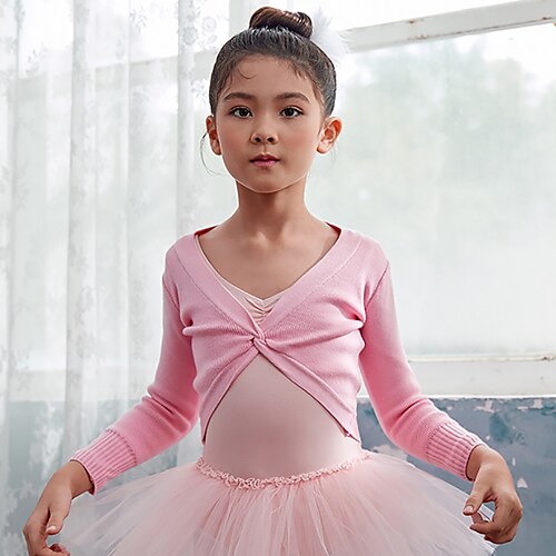 Dansetøj til børn Ballet Top Ren Farve Slidse Pige Ydeevne Træning Langærmet Høj Strik
Dansetøj til børn Ballet Top Ren Farve Slidse Pige Ydeevne Træning Langærmet Høj Strik