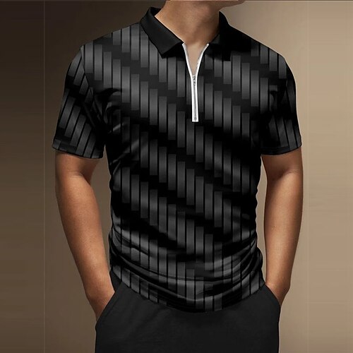 Per uomo POLO Camicia da golf Golf Stampe astratte Geometria Collo ripiegabile Nero Esterno Strada Maniche corte Cerniera Stampa Abbigliamento Di tendenza Originale Informale Traspirante
Per uomo POLO Camicia da golf Golf Stampe astratte Geometria Collo ripiegabile Nero Esterno Strada Maniche corte Cerniera Stampa Abbigliamento Di tendenza Originale Informale Traspirante