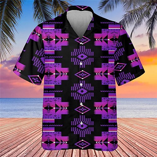 Men's Shirt Summer Hawaiian Shirt Graphic Prints Geometry Turndown Yellow Blue Purple Street Casual Short Sleeve Button-Down Print Clothing Apparel Tropical Fashion Hawaiian Soft
Men's Shirt Summer Hawaiian Shirt Graphic Prints Geometry Turndown Yellow Blue Purple Street Casual Short Sleeve Button-Down Print Clothing Apparel Tropical Fashion Hawaiian Soft