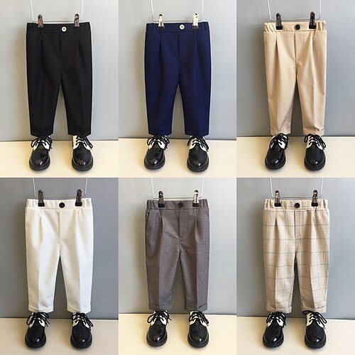 Bryllup 1 ( Bukser ) Barn Gutter Ring Bærer Drakter Lange bukser Polyester Solid farget 3-17 år
Bryllup 1 ( Bukser ) Barn Gutter Ring Bærer Drakter Lange bukser Polyester Solid farget 3-17 år