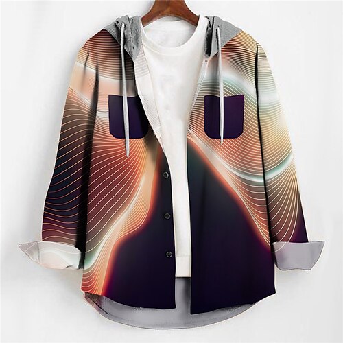 Men's Shirt Gradient Abstract Graphic Prints Linear Hooded Yellow Red Outdoor Street Long Sleeve Print Clothing Apparel Fashion Designer Casual Soft
Men's Shirt Gradient Abstract Graphic Prints Linear Hooded Yellow Red Outdoor Street Long Sleeve Print Clothing Apparel Fashion Designer Casual Soft
