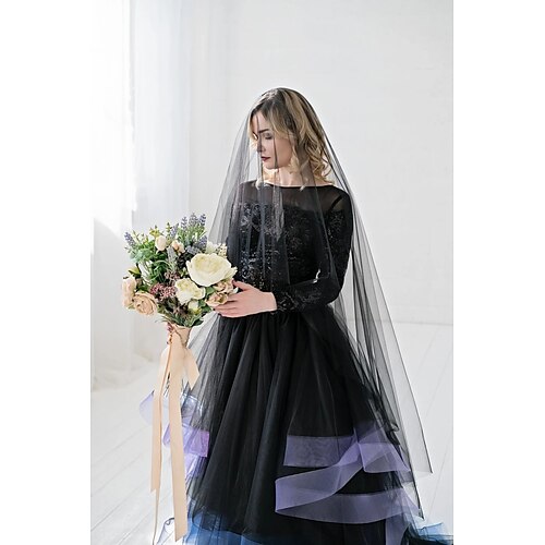 En-lags Enkel / Klassisk Stil Brudeslør Fingerspiss Slør med Ren Farge 47.24 i (120cm) Tyll
En-lags Enkel / Klassisk Stil Brudeslør Fingerspiss Slør med Ren Farge 47.24 i (120cm) Tyll