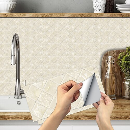 20x10cm Wall Stickers Self-Adhesive Tile Stickers Kitchen Stove Water And Oil Proof Stickers House Dyi Renovation
20x10cm Wall Stickers Self-Adhesive Tile Stickers Kitchen Stove Water And Oil Proof Stickers House Dyi Renovation