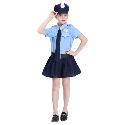 Politi Politikvinde Karriere Kostumer Børne Pige Cosplay Fest Karneval Maskerade Festival / ferie polyester Blå Let Karneval Kostume Ensfarvet
Politi Politikvinde Karriere Kostumer Børne Pige Cosplay Fest Karneval Maskerade Festival / ferie polyester Blå Let Karneval Kostume Ensfarvet