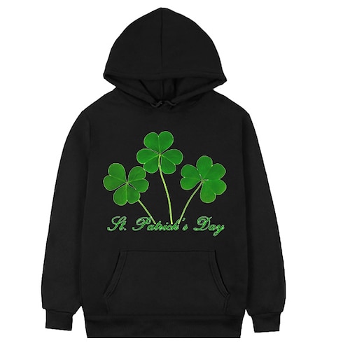 St. Patrick's Day Shamrock Irish Hoodie Anime Front Pocket Graphic Hoodie For Men's Women's Unisex Adults' Hot Stamping 100% Polyester Casual Daily
St. Patrick's Day Shamrock Irish Hoodie Anime Front Pocket Graphic Hoodie For Men's Women's Unisex Adults' Hot Stamping 100% Polyester Casual Daily