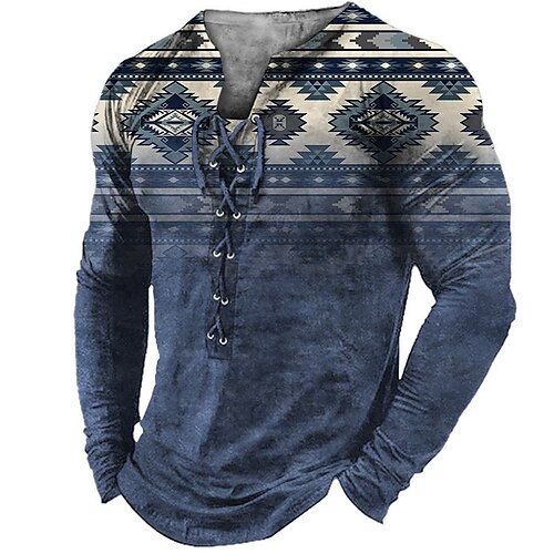 Herre T-shirt T-Shirts Grafisk Argyle Krave Tøj 3D-udskrivning Afslappet Daglig Langærmet Blondér Trykt mønster Mode Designer Bekvem
Herre T-shirt T-Shirts Grafisk Argyle Krave Tøj 3D-udskrivning Afslappet Daglig Langærmet Blondér Trykt mønster Mode Designer Bekvem