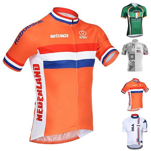 21Grams Per uomo Maglia da ciclismo Manica corta Bicicletta Maglietta / Maglia Superiore con 3 tasche posteriori Ciclismo da montagna Cicismo su strada Traspirante Traspirazione umidità Asciugatura
21Grams Per uomo Maglia da ciclismo Manica corta Bicicletta Maglietta / Maglia Superiore con 3 tasche posteriori Ciclismo da montagna Cicismo su strada Traspirante Traspirazione umidità Asciugatura