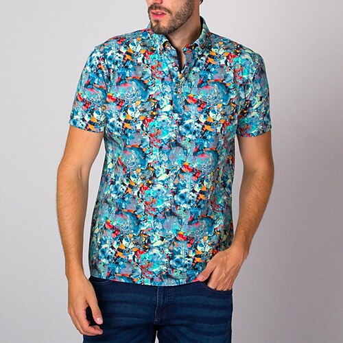 Per uomo POLO Camicia da golf Golf Floreale Stampe astratte Collo ripiegabile Blu Esterno Strada Maniche corte Bottone giù Stampa Abbigliamento Di tendenza Originale Informale Morbido
Per uomo POLO Camicia da golf Golf Floreale Stampe astratte Collo ripiegabile Blu Esterno Strada Maniche corte Bottone giù Stampa Abbigliamento Di tendenza Originale Informale Morbido