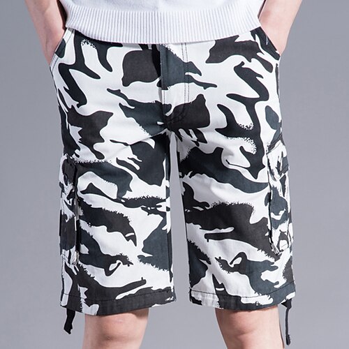 Men's Cargo Shorts Shorts Leg Drawstring Multi Pocket Camouflage Comfort Wearable Outdoor Daily Going out Sports Stylish Black Blue
Men's Cargo Shorts Shorts Leg Drawstring Multi Pocket Camouflage Comfort Wearable Outdoor Daily Going out Sports Stylish Black Blue