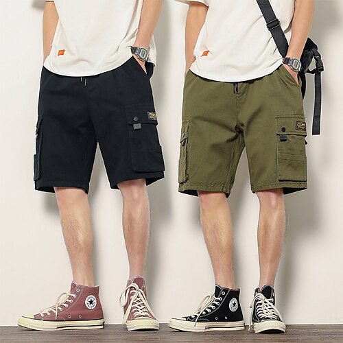 Men's Cargo Shorts Shorts Hiking Shorts Multi Pocket Plain Comfort Wearable Knee Length Casual Daily Going out Cotton Blend Sports Stylish ArmyGreen Black
Men's Cargo Shorts Shorts Hiking Shorts Multi Pocket Plain Comfort Wearable Knee Length Casual Daily Going out Cotton Blend Sports Stylish ArmyGreen Black