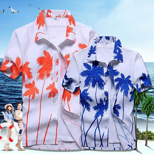 Men's Shirt Summer Hawaiian Shirt Coconut Tree Graphic Prints Turndown Blue Orange Street Casual Short Sleeves Button-Down Print Clothing Apparel Tropical Fashion Hawaiian Designer
Men's Shirt Summer Hawaiian Shirt Coconut Tree Graphic Prints Turndown Blue Orange Street Casual Short Sleeves Button-Down Print Clothing Apparel Tropical Fashion Hawaiian Designer