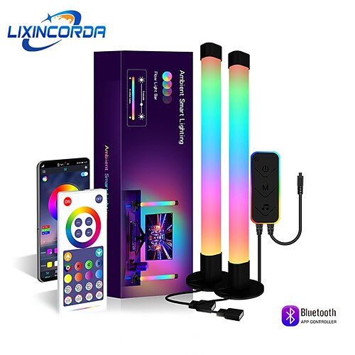 Barra Luminosa Intelligente Con Controllo Della Luce Dell'atmosfera App Bluetooth Telecomando Pulsante Di Controllo Della Musica Controllo Camera Da Letto Soggiorno Computer Tv Luce Dell'atmosfera
Barra Luminosa Intelligente Con Controllo Della Luce Dell'atmosfera App Bluetooth Telecomando Pulsante Di Controllo Della Musica Controllo Camera Da Letto Soggiorno Computer Tv Luce Dell'atmosfera