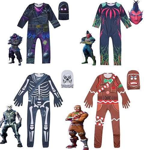 Skull Trooper Knekt Cosplay kostyme Drakter Gutt Film-Cosplay Cosplay Halloween Blå Blæk Blå Brun Trikot / Heldraktskostymer Maske Halloween Karneval Maskerade polyester
Skull Trooper Knekt Cosplay kostyme Drakter Gutt Film-Cosplay Cosplay Halloween Blå Blæk Blå Brun Trikot / Heldraktskostymer Maske Halloween Karneval Maskerade polyester