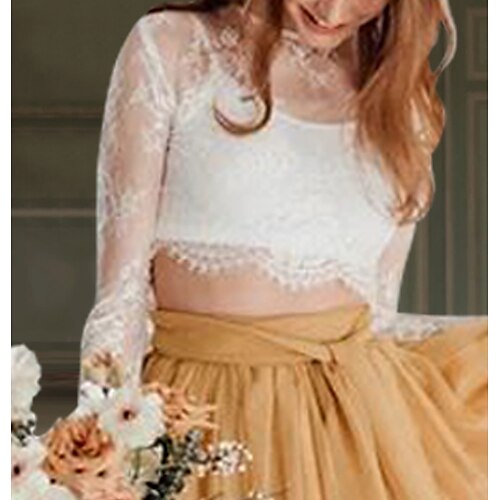 Spiaggia / Destinazione Boho Abiti da sposa Separa Separa Manica lunga Scollo a Illusione Di pizzo Top da sposa Con Tinta unita 2023 Abiti da sposa
Spiaggia / Destinazione Boho Abiti da sposa Separa Separa Manica lunga Scollo a Illusione Di pizzo Top da sposa Con Tinta unita 2023 Abiti da sposa