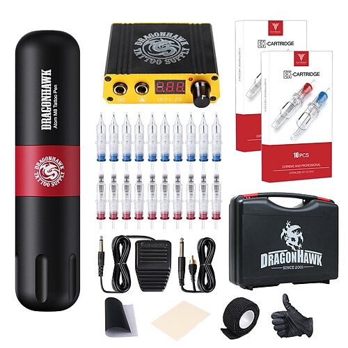 kit tatuaggio professionale macchina per tatuaggi - 1 pz macchinette per tatuaggi, penna per tatuaggi professionale / nuova lega di alluminio 19 w
kit tatuaggio professionale macchina per tatuaggi - 1 pz macchinette per tatuaggi, penna per tatuaggi professionale / nuova lega di alluminio 19 w