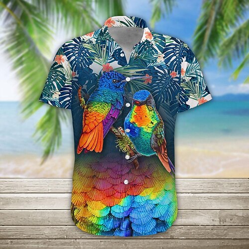Men's Shirt Summer Hawaiian Shirt Graphic Prints Parrot Leaves Turndown Blue Outdoor Casual Short Sleeves Button-Down Print Clothing Apparel Designer Casual Soft Breathable
Men's Shirt Summer Hawaiian Shirt Graphic Prints Parrot Leaves Turndown Blue Outdoor Casual Short Sleeves Button-Down Print Clothing Apparel Designer Casual Soft Breathable