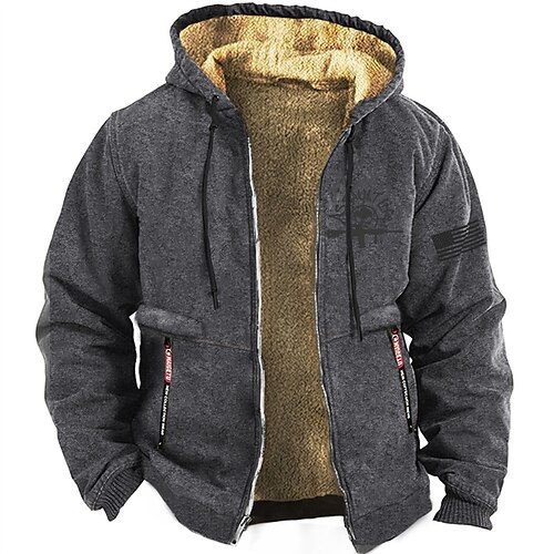 Men's Hoodie Full Zip Hoodie Sweat Jacket Brown Gray Hooded Graphic Letter Print Sports & Outdoor Sports Streetwear Hot Stamping Fleece Basic Designer Casual Winter Clothing Apparel Hoodies
Men's Hoodie Full Zip Hoodie Sweat Jacket Brown Gray Hooded Graphic Letter Print Sports & Outdoor Sports Streetwear Hot Stamping Fleece Basic Designer Casual Winter Clothing Apparel Hoodies