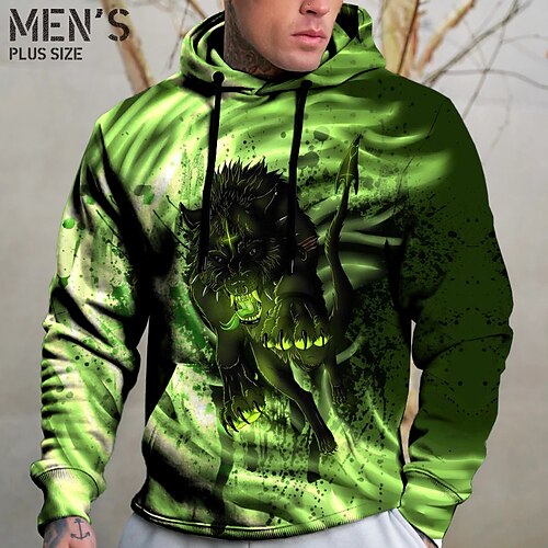 Herre Plusstørrelser Pullover hættetrøje sweatshirt Stor og høj Dyr Hætte Langærmet Forår & Vinter Basale Mode Gade Bekvem Dagligdagstøj Ferierejse Toppe
Herre Plusstørrelser Pullover hættetrøje sweatshirt Stor og høj Dyr Hætte Langærmet Forår & Vinter Basale Mode Gade Bekvem Dagligdagstøj Ferierejse Toppe