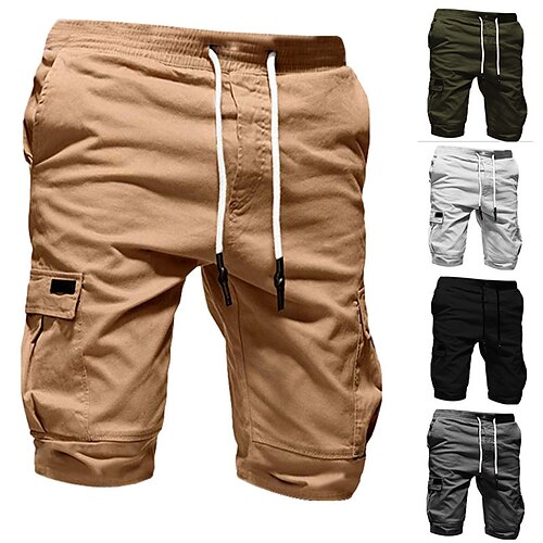 Per uomo Pantaloncini modello cargo Pantaloncini da allenamento Pantaloncini casual A cordoncino Multi tasca Tinta unita Comfort Indossabile Lunghezza del ginocchio Esterno Giornaliero Streetwear
Per uomo Pantaloncini modello cargo Pantaloncini da allenamento Pantaloncini casual A cordoncino Multi tasca Tinta unita Comfort Indossabile Lunghezza del ginocchio Esterno Giornaliero Streetwear