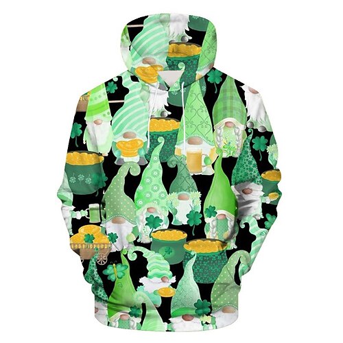 Festa di San Patrizio Trifoglio irlandesi Felpa con cappuccio Manga Tasca frontale Grafica Felpa con cappuccio Per Per uomo Per donna Unisex Per adulto Stampa 3D 100% poliestere Casual / quotidiano
Festa di San Patrizio Trifoglio irlandesi Felpa con cappuccio Manga Tasca frontale Grafica Felpa con cappuccio Per Per uomo Per donna Unisex Per adulto Stampa 3D 100% poliestere Casual / quotidiano