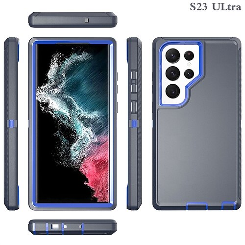 Phone Case For Samsung Galaxy Back Cover S23 Ultra Plus Full Body Protective Four Corners Drop Resistance Anti-Scratch Solid Colored TPU PC
Phone Case For Samsung Galaxy Back Cover S23 Ultra Plus Full Body Protective Four Corners Drop Resistance Anti-Scratch Solid Colored TPU PC