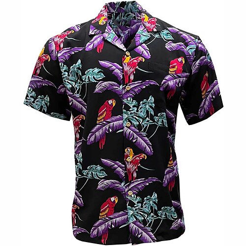 Men's Shirt Summer Hawaiian Shirt Graphic Prints Parrot Leaves Turndown Yellow Blue Purple Casual Holiday Short Sleeve Button-Down Print Clothing Apparel Tropical Fashion Hawaiian Soft
Men's Shirt Summer Hawaiian Shirt Graphic Prints Parrot Leaves Turndown Yellow Blue Purple Casual Holiday Short Sleeve Button-Down Print Clothing Apparel Tropical Fashion Hawaiian Soft