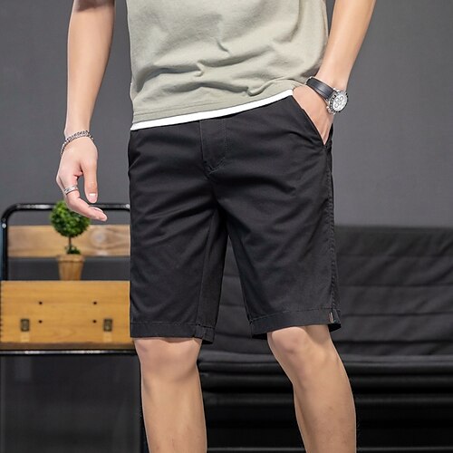 Homme Short Short Chino Bermuda Short de travail Zippé Plein Confort Longueur genou Extérieur du quotidien Sortie 100% Coton Mode Vêtement de rue Noir Jaune
Homme Short Short Chino Bermuda Short de travail Zippé Plein Confort Longueur genou Extérieur du quotidien Sortie 100% Coton Mode Vêtement de rue Noir Jaune