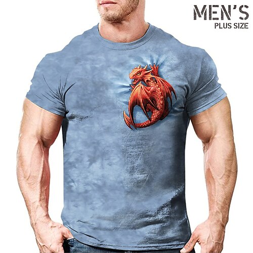 Herre Plusstørrelser T-shirt Stor og høj Grafisk Rund hals Kortærmet Forår sommer Årgang Gade Bekvem Afslappet Sport Toppe
Herre Plusstørrelser T-shirt Stor og høj Grafisk Rund hals Kortærmet Forår sommer Årgang Gade Bekvem Afslappet Sport Toppe