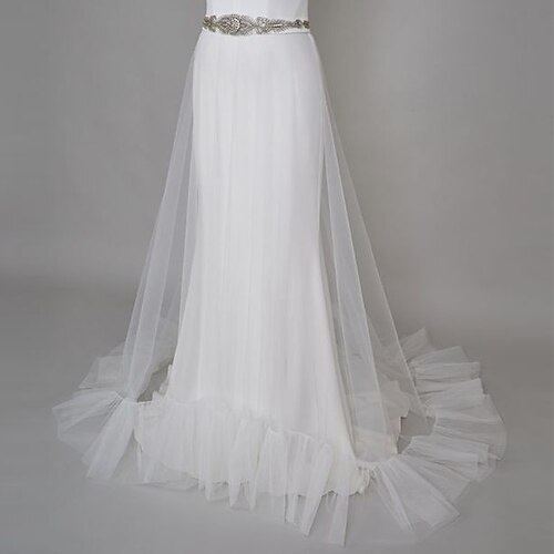 Sala Da cerimonia Abiti da sposa Strascico a terra Linea-A Separa Separa Tulle Sopragonne Con Drappeggio 2023 Abiti da sposa
Sala Da cerimonia Abiti da sposa Strascico a terra Linea-A Separa Separa Tulle Sopragonne Con Drappeggio 2023 Abiti da sposa