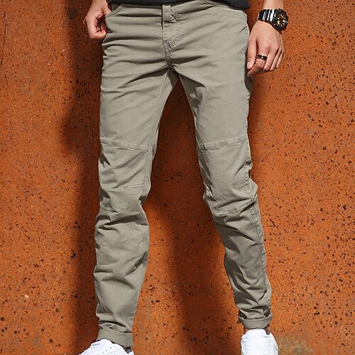 Per uomo Pantaloni Chino Pantaloni da lavoro Tasche Liscio Comfort Esterno Giornaliero Per uscire Di tendenza Streetwear Nero Verde militare
Per uomo Pantaloni Chino Pantaloni da lavoro Tasche Liscio Comfort Esterno Giornaliero Per uscire Di tendenza Streetwear Nero Verde militare