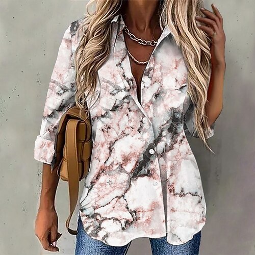 Per donna Camicia Blusa Giallo Rosa Blu Pop art Astratto Pulsante Stampa Manica lunga Giornaliero Essenziale Colletto Standard S
Per donna Camicia Blusa Giallo Rosa Blu Pop art Astratto Pulsante Stampa Manica lunga Giornaliero Essenziale Colletto Standard S