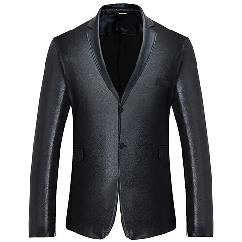 Herre Blazer Holdbar Fritid / hverdag Dagligdagstøy Feriereise Klubb Enkeltkneppet Rett Krage Oppvarminger Komfort Fritid Jakke Yttertøy Ensfarget / vanlig farge Lomme Svart Sølv Gull
Herre Blazer Holdbar Fritid / hverdag Dagligdagstøy Feriereise Klubb Enkeltkneppet Rett Krage Oppvarminger Komfort Fritid Jakke Yttertøy Ensfarget / vanlig farge Lomme Svart Sølv Gull