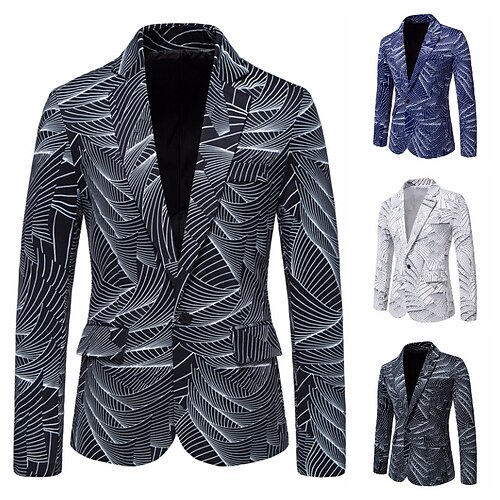 Herren Blazer Sakko B¨¹ro Arbeit Atmungsaktiv Komfortabel Tasche Bedruckt Herbst Winter Geometrie Modisch Strassenmode Umlegekragen Standard Regular Fit Schwarz Weiß Dunkelmarine Jacken
Herren Blazer Sakko B¨¹ro Arbeit Atmungsaktiv Komfortabel Tasche Bedruckt Herbst Winter Geometrie Modisch Strassenmode Umlegekragen Standard Regular Fit Schwarz Weiß Dunkelmarine Jacken