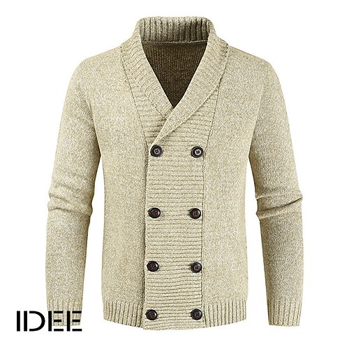 Herre Bluse Cardigan Sweater Sweater jakke Rillet Strikke Beskåret Knap Strikket Ren farve Aftæpning Mode Gade Dagligdagstøj I-byen-tøj Tøj Efterår vinter Gul Brun M L XL
Herre Bluse Cardigan Sweater Sweater jakke Rillet Strikke Beskåret Knap Strikket Ren farve Aftæpning Mode Gade Dagligdagstøj I-byen-tøj Tøj Efterår vinter Gul Brun M L XL