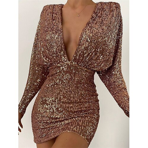 kvinders fest festkjole pailletter festkjole bodycon mini festkjole sort vin guld lange ærmer ren farve pailletter sommer forår dyb v fest 2023 s m l xl
kvinders fest festkjole pailletter festkjole bodycon mini festkjole sort vin guld lange ærmer ren farve pailletter sommer forår dyb v fest 2023 s m l xl