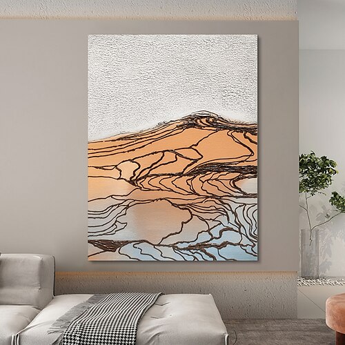 Pintura a Óleo Pintados à mão Vertical Abstrato Moderna Tela enrolada (sem moldura)
Pintura a Óleo Pintados à mão Vertical Abstrato Moderna Tela enrolada (sem moldura)
