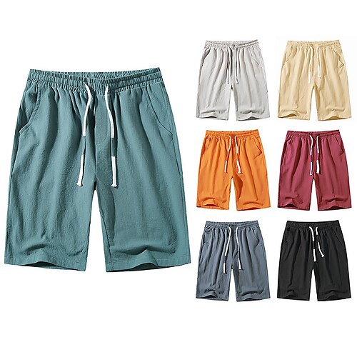 Per uomo Pantaloncini da spiaggia Pantaloncini casual A cordoncino Vita elastica Tinta unita Comfort Indossabile Esterno Giornaliero Streetwear Informale Nero Bianco Media elasticità
Per uomo Pantaloncini da spiaggia Pantaloncini casual A cordoncino Vita elastica Tinta unita Comfort Indossabile Esterno Giornaliero Streetwear Informale Nero Bianco Media elasticità