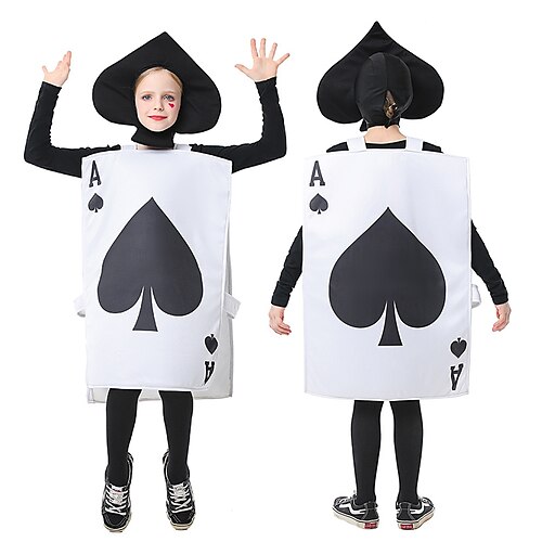 Alice in Wonderland Les cartes à jouer Costume de Cosplay Garçon Fille Cosplay de Film Cosplay Halloween Blanche Collant / Combinaison Halloween Carnaval Mascarade Polyester
Alice in Wonderland Les cartes à jouer Costume de Cosplay Garçon Fille Cosplay de Film Cosplay Halloween Blanche Collant / Combinaison Halloween Carnaval Mascarade Polyester