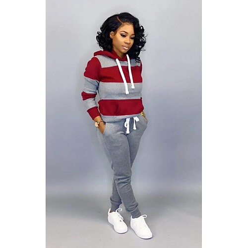 Femme Sweat-shirt Survêtement Ensembles de pantalons Joggings Pantalon Jogging Actif Vêtement de rue Blanche Jaune Sport extérieur Casual Bloc de couleur Cordon Imprimer Capuche S M L XL XXL
Femme Sweat-shirt Survêtement Ensembles de pantalons Joggings Pantalon Jogging Actif Vêtement de rue Blanche Jaune Sport extérieur Casual Bloc de couleur Cordon Imprimer Capuche S M L XL XXL