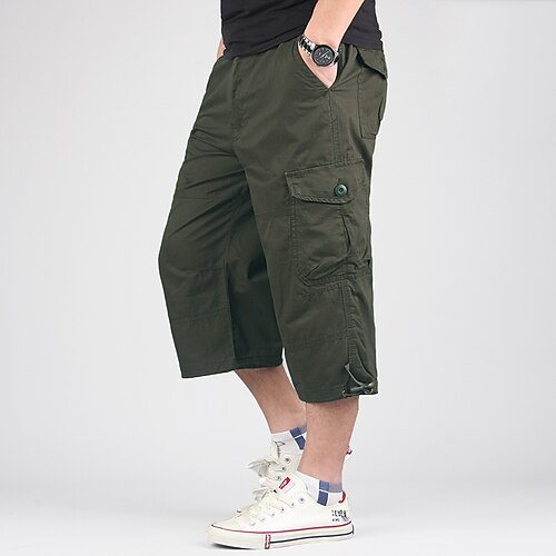 Men's Cargo Shorts Shorts Hiking Shorts Elastic Waist Multi Pocket Plain Comfort Wearable Casual Daily Going out Cotton Blend Sports Stylish ArmyGreen Dark Gray
Men's Cargo Shorts Shorts Hiking Shorts Elastic Waist Multi Pocket Plain Comfort Wearable Casual Daily Going out Cotton Blend Sports Stylish ArmyGreen Dark Gray