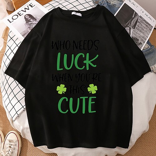 St. Patrick's Day Shamrock Irish T-shirt Anime Cartoon Anime Graphic T-shirt For Men's Women's Unisex Adults' Hot Stamping 100% Polyester
St. Patrick's Day Shamrock Irish T-shirt Anime Cartoon Anime Graphic T-shirt For Men's Women's Unisex Adults' Hot Stamping 100% Polyester