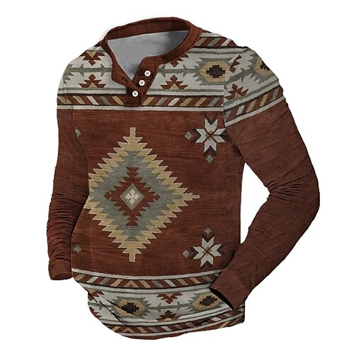 Men's Sweatshirt Pullover Blue Brown Coffee Gray Henley Collar Bohemian Style Graphic Prints Print Casual Daily Sports 3D Print Basic Streetwear Designer Spring Fall Clothing Apparel Hoodies
Men's Sweatshirt Pullover Blue Brown Coffee Gray Henley Collar Bohemian Style Graphic Prints Print Casual Daily Sports 3D Print Basic Streetwear Designer Spring Fall Clothing Apparel Hoodies